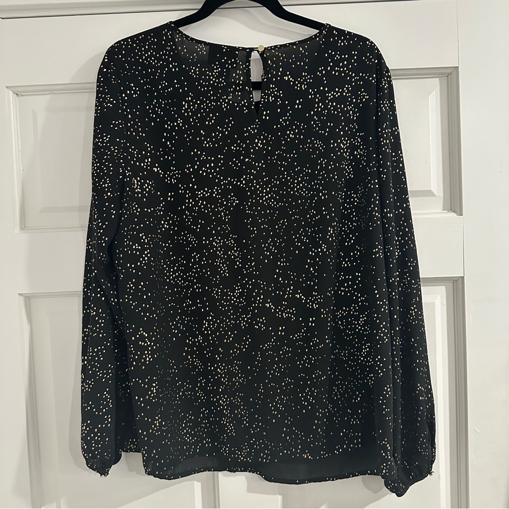 Secretary Blouse with Rhinestones - Picture 7 of 11